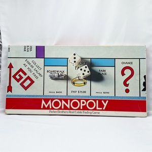 Vintage 1978 Parker Bros Monopoly Board Game Complete